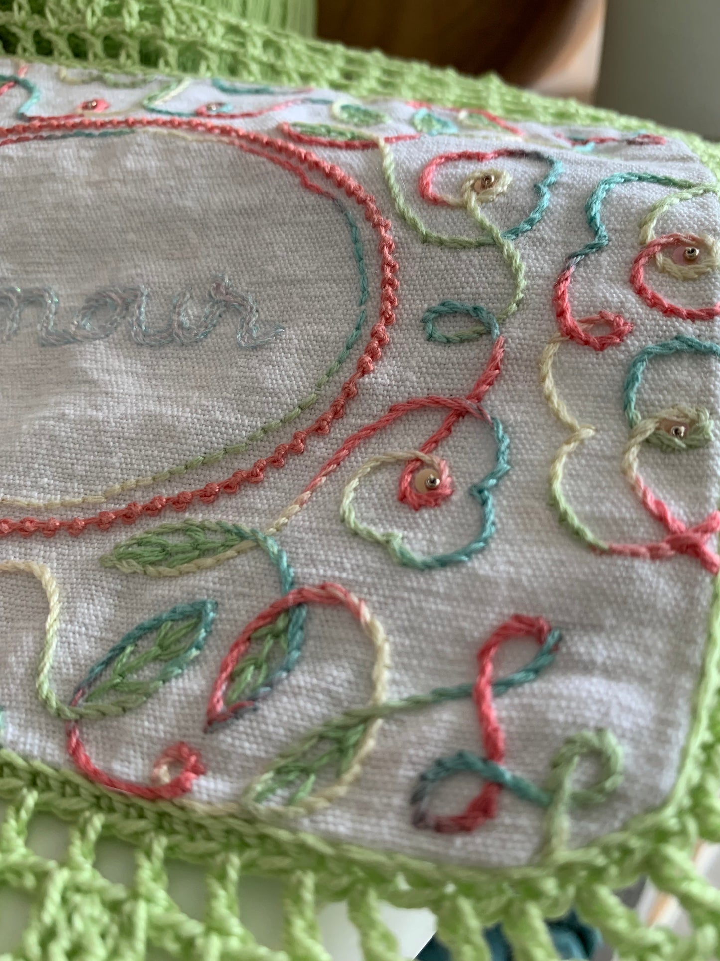 Coussin de lavande - vert