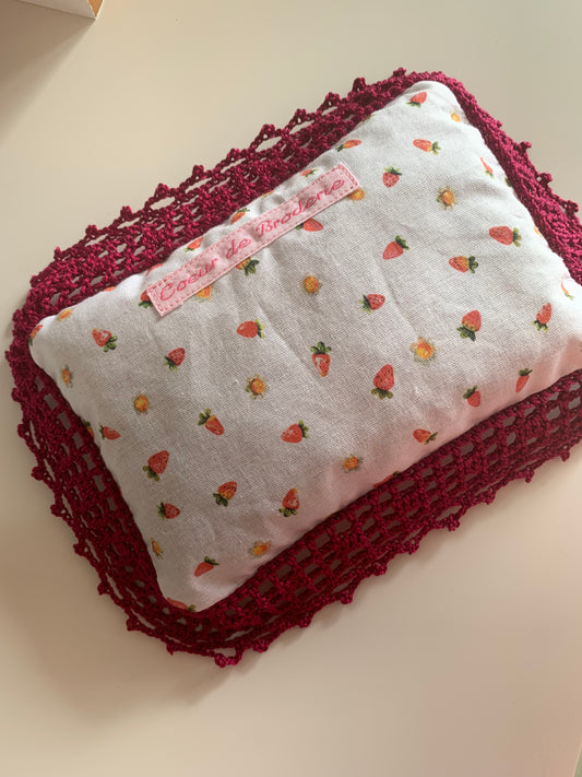 Coussin de lavande - cerise