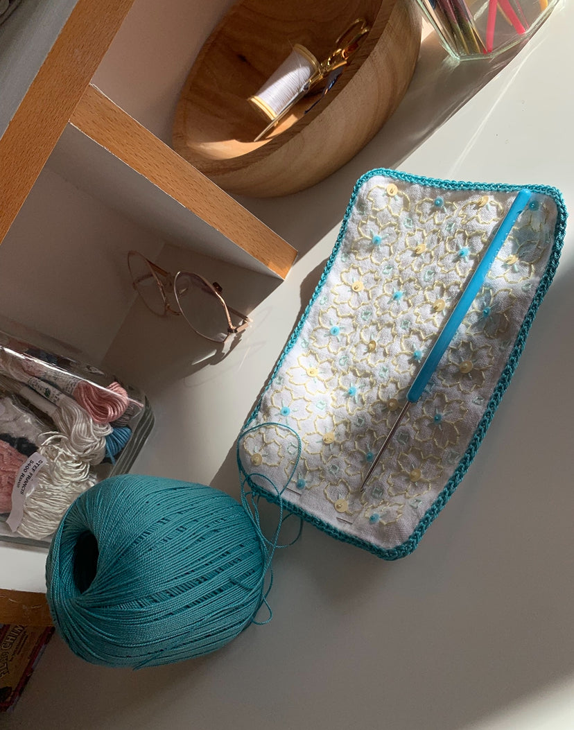 Coussin de lavande - bleu