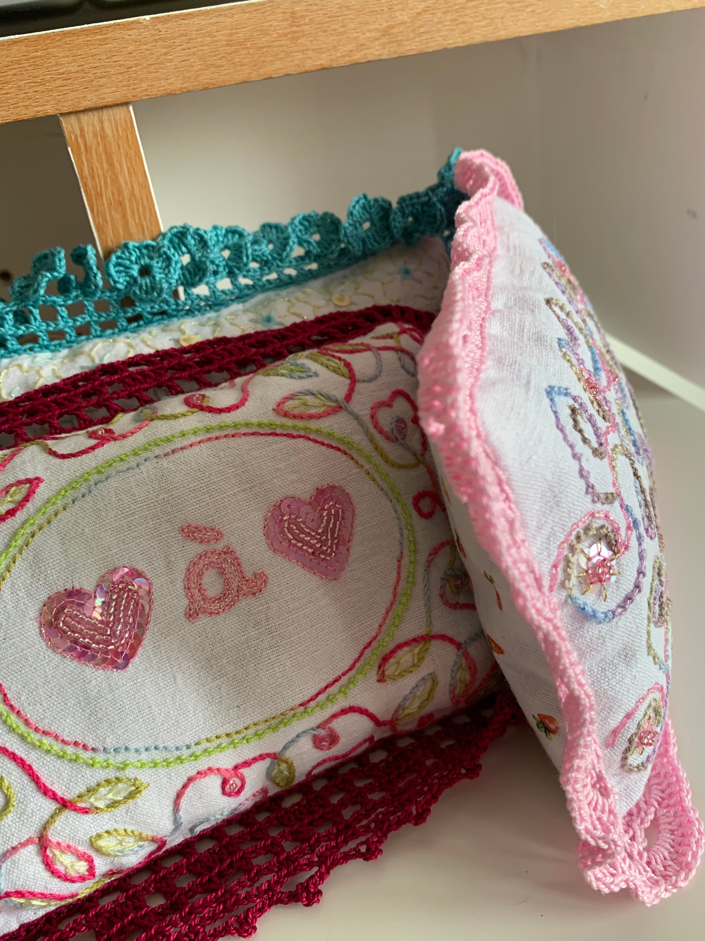 Coussin de lavande - rose