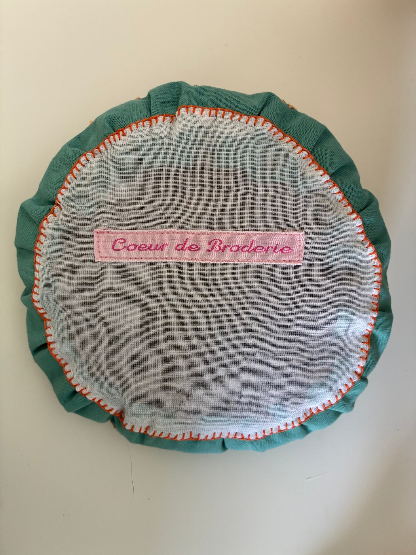 Pouf de lavande - centre rouge