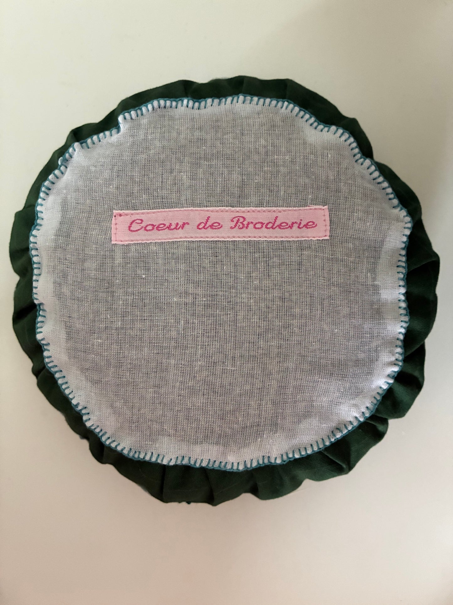 Pouf de lavande - centre bleu