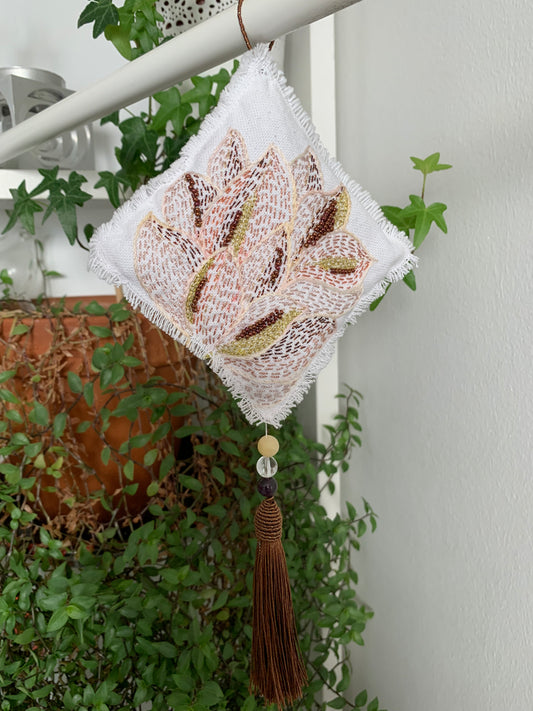 Accroche lavande feuilles