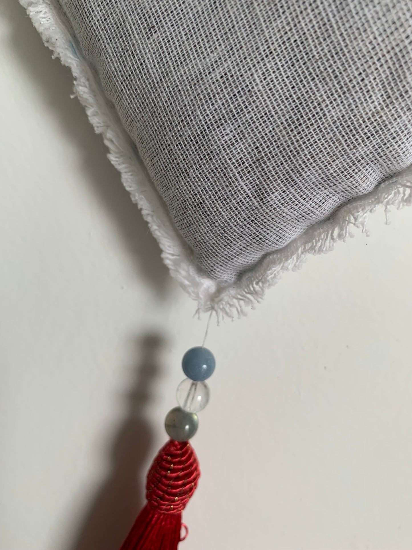 Accroche lavande motif sashiko