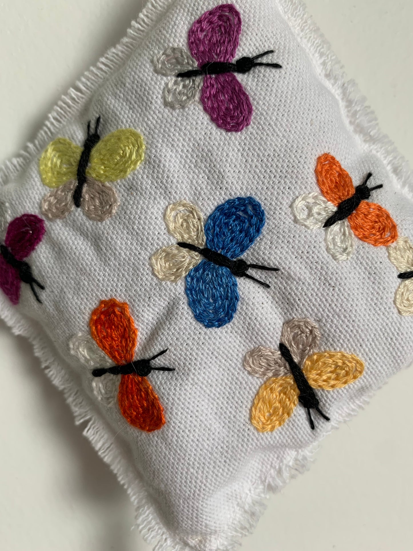 Accroche lavande papillons multicolore