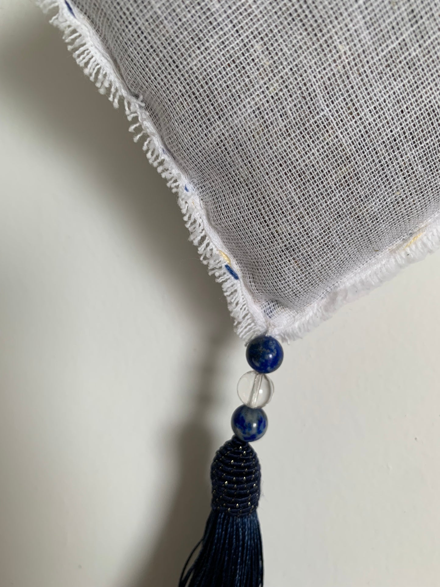 Accroche lavande motif sashiko 2