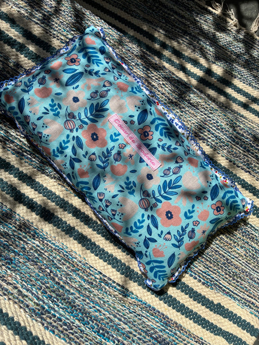 Grand coussin de lavande - bleu