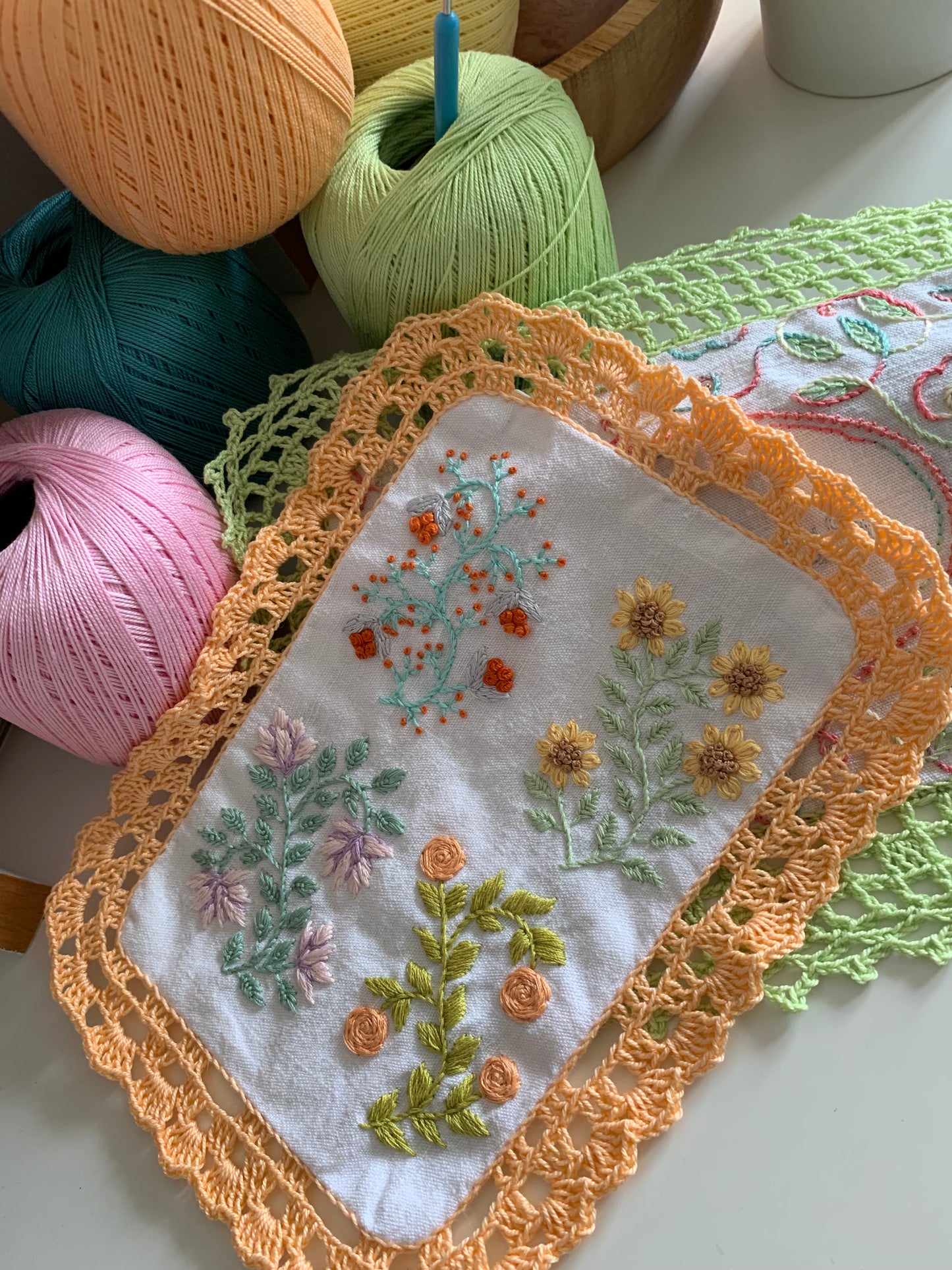 Coussin de lavande - orange