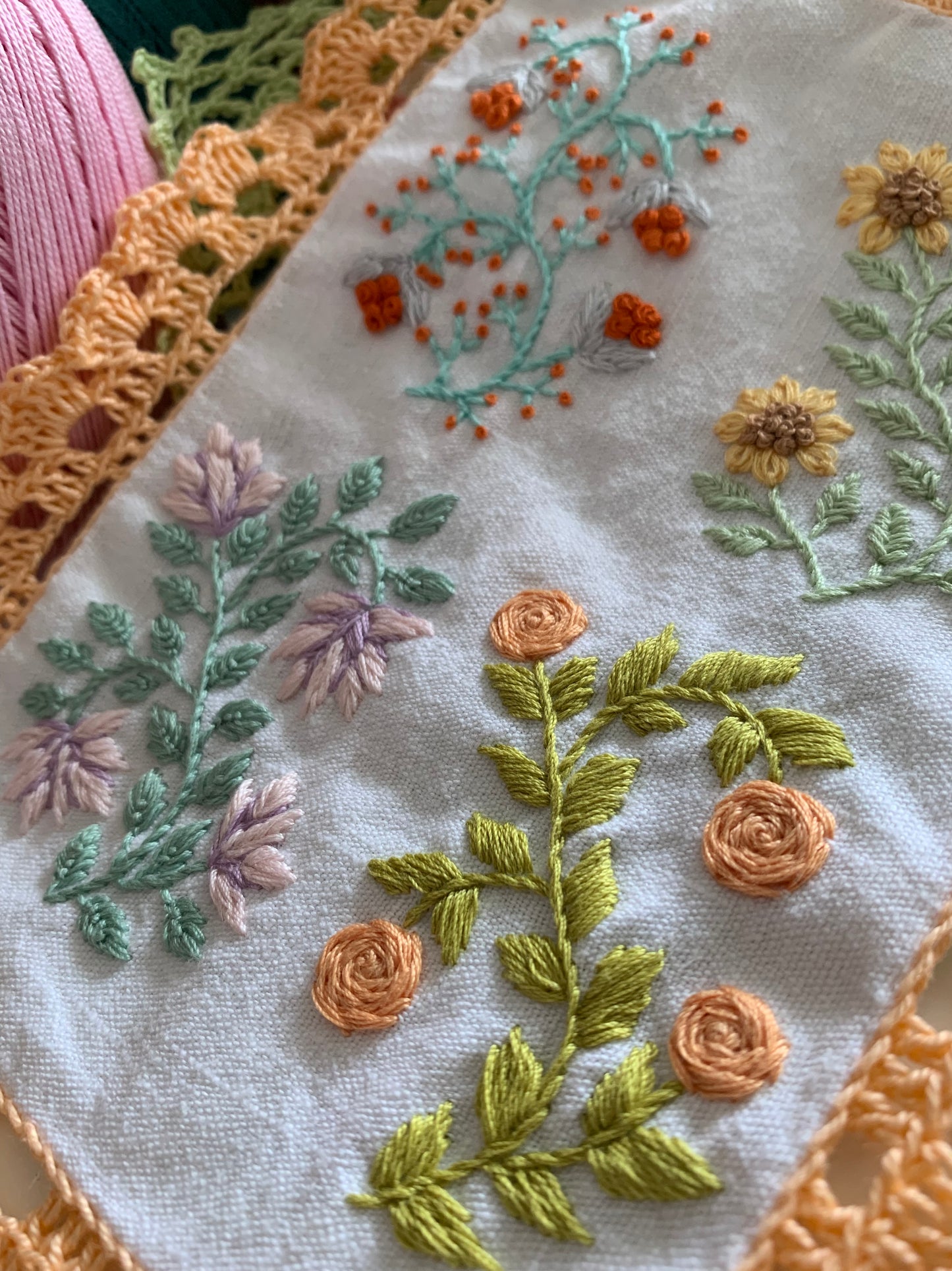 Coussin de lavande - orange