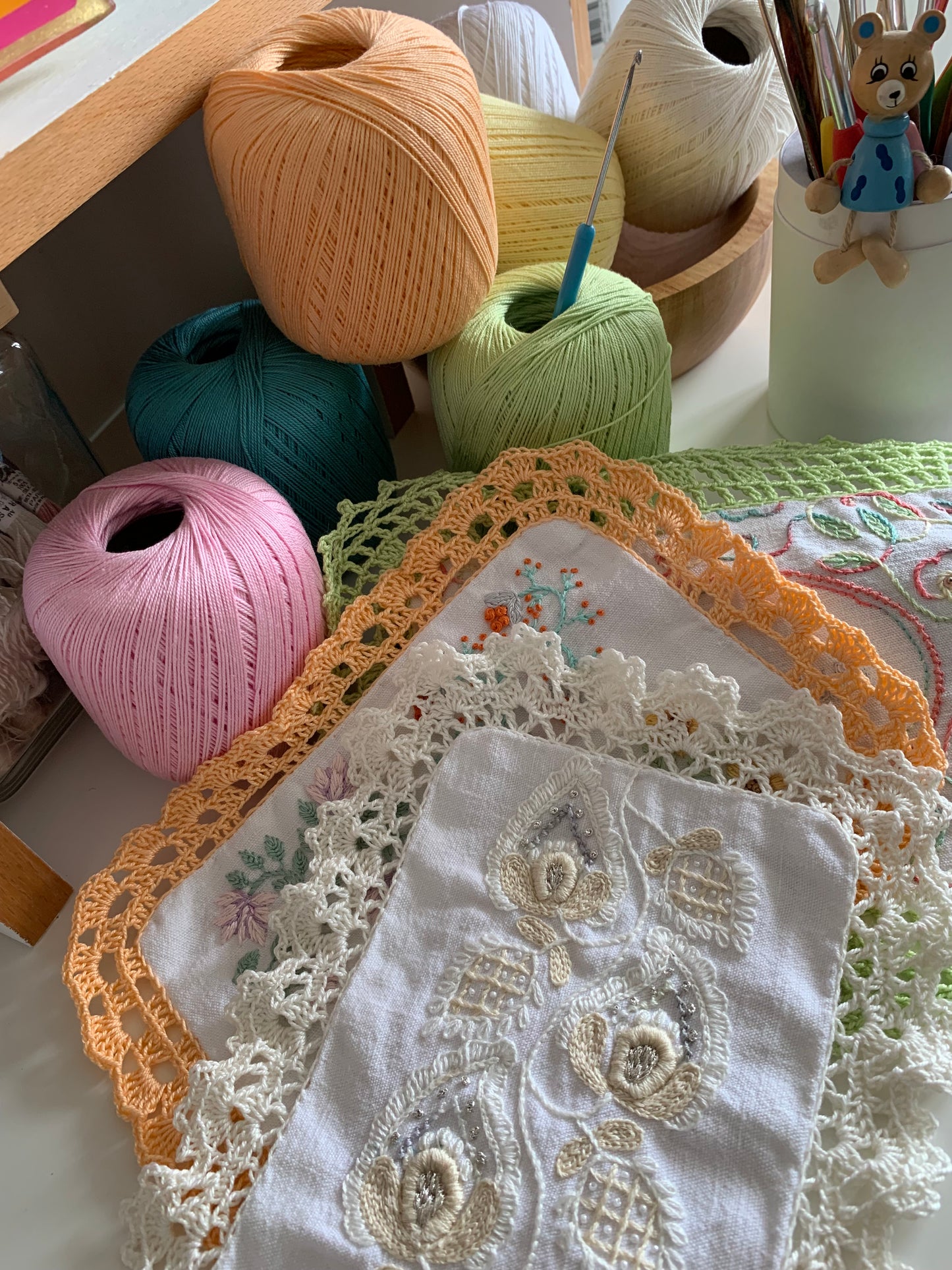 Coussin de lavande - blanc cassé