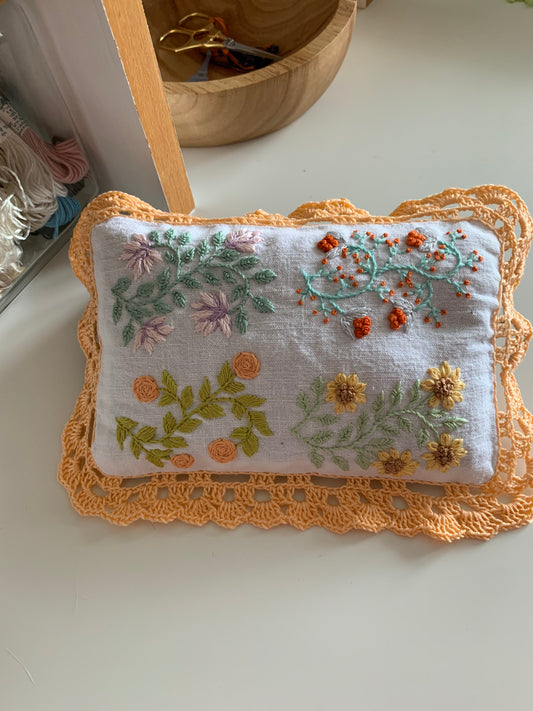 Coussin de lavande - orange