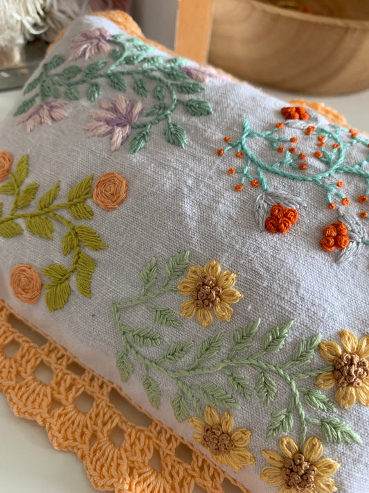 Coussin de lavande - orange