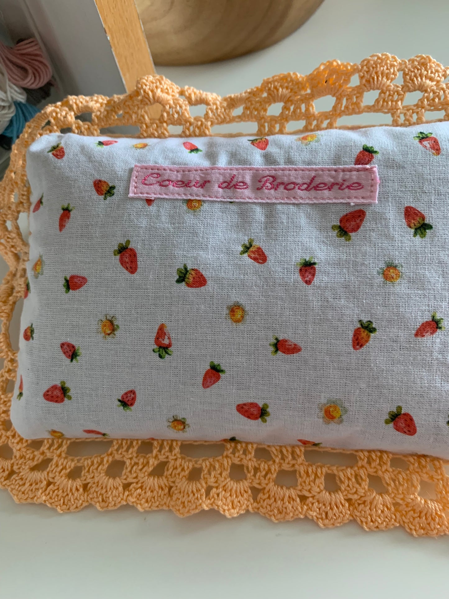 Coussin de lavande - orange