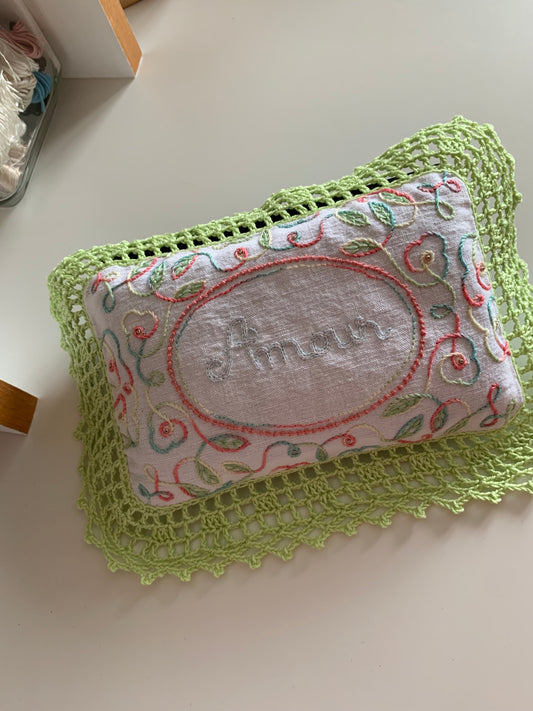 Coussin de lavande - vert
