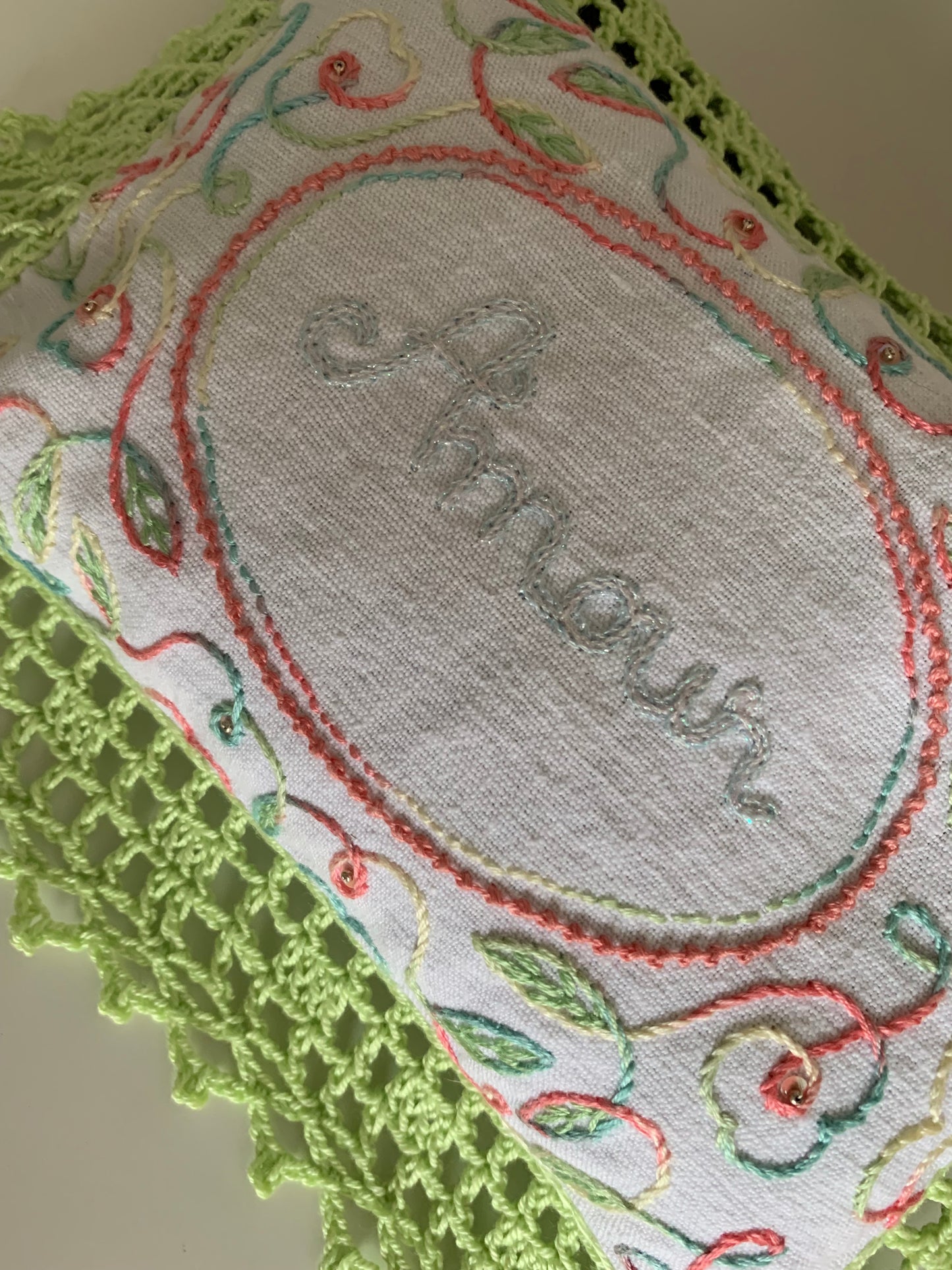 Coussin de lavande - vert