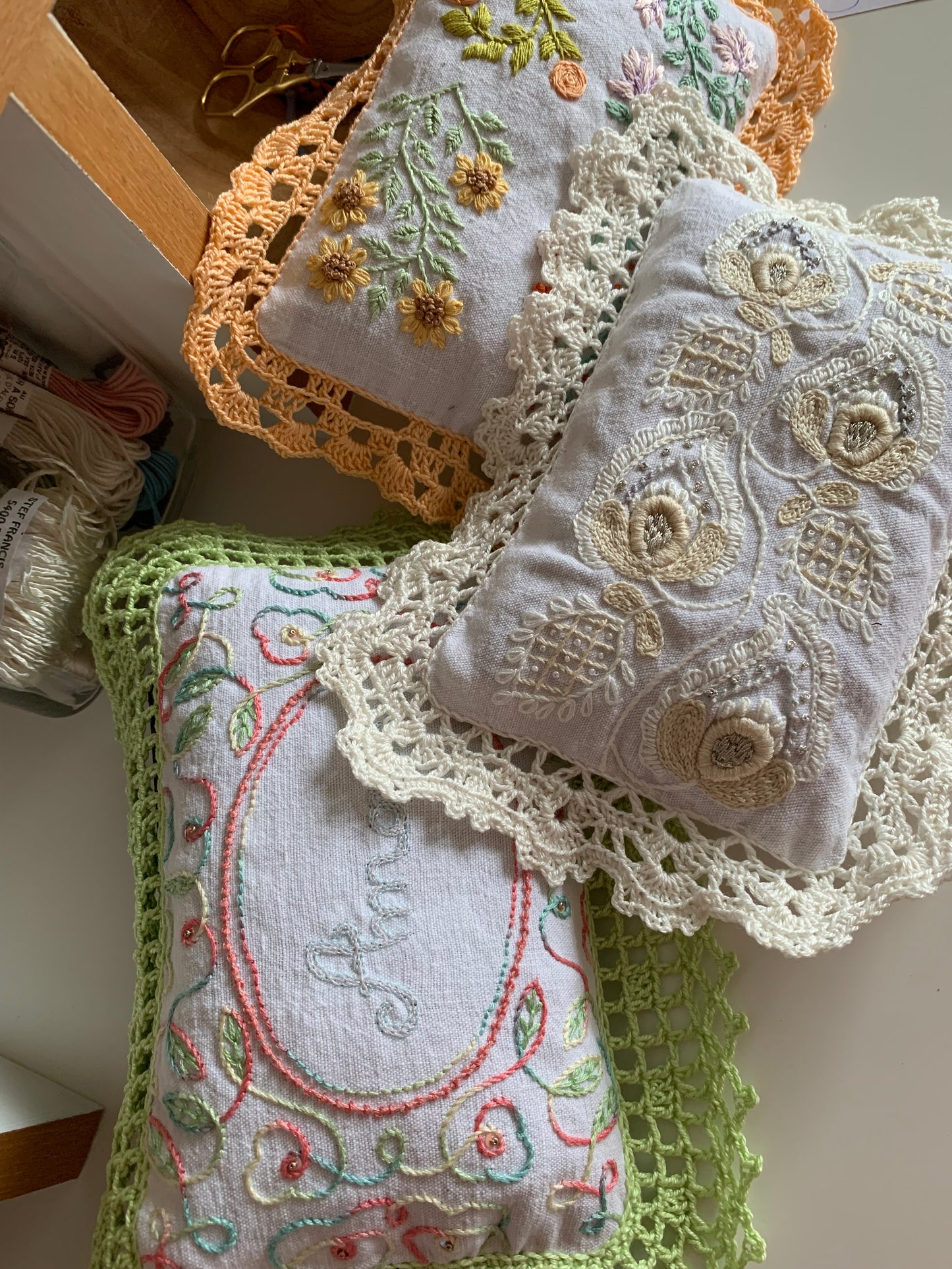 Coussin de lavande - vert