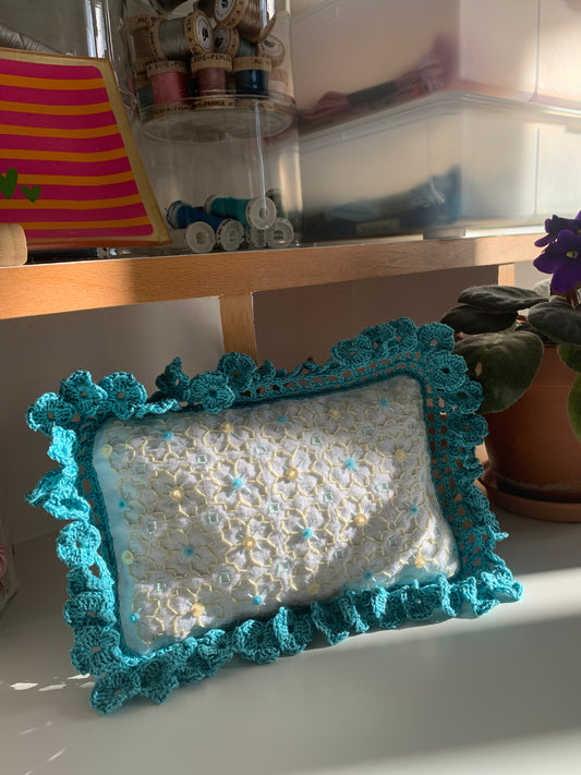 Coussin de lavande - bleu