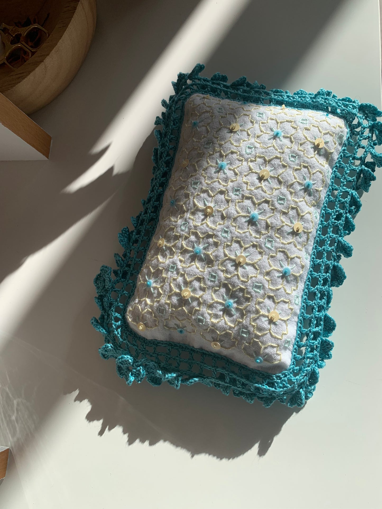 Coussin de lavande - bleu