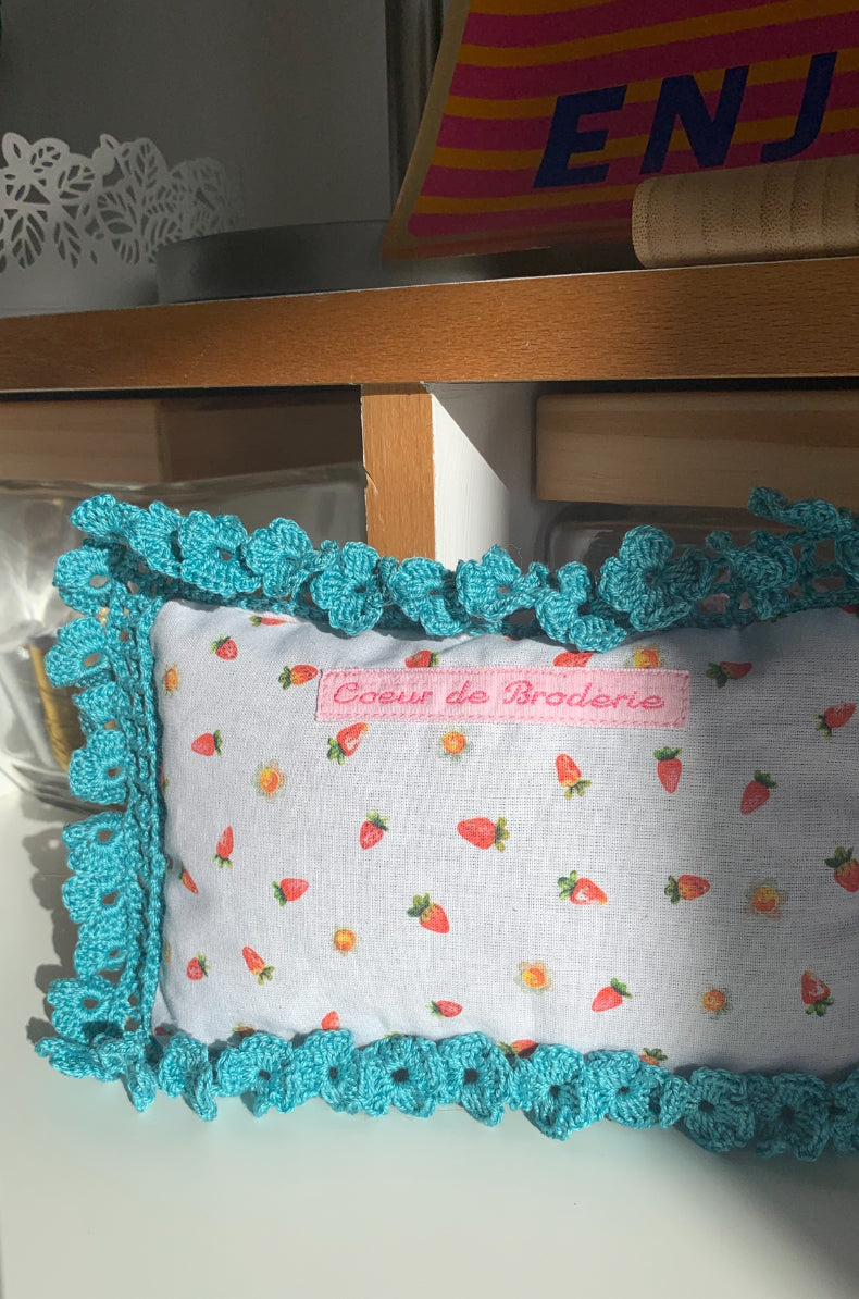 Coussin de lavande - bleu