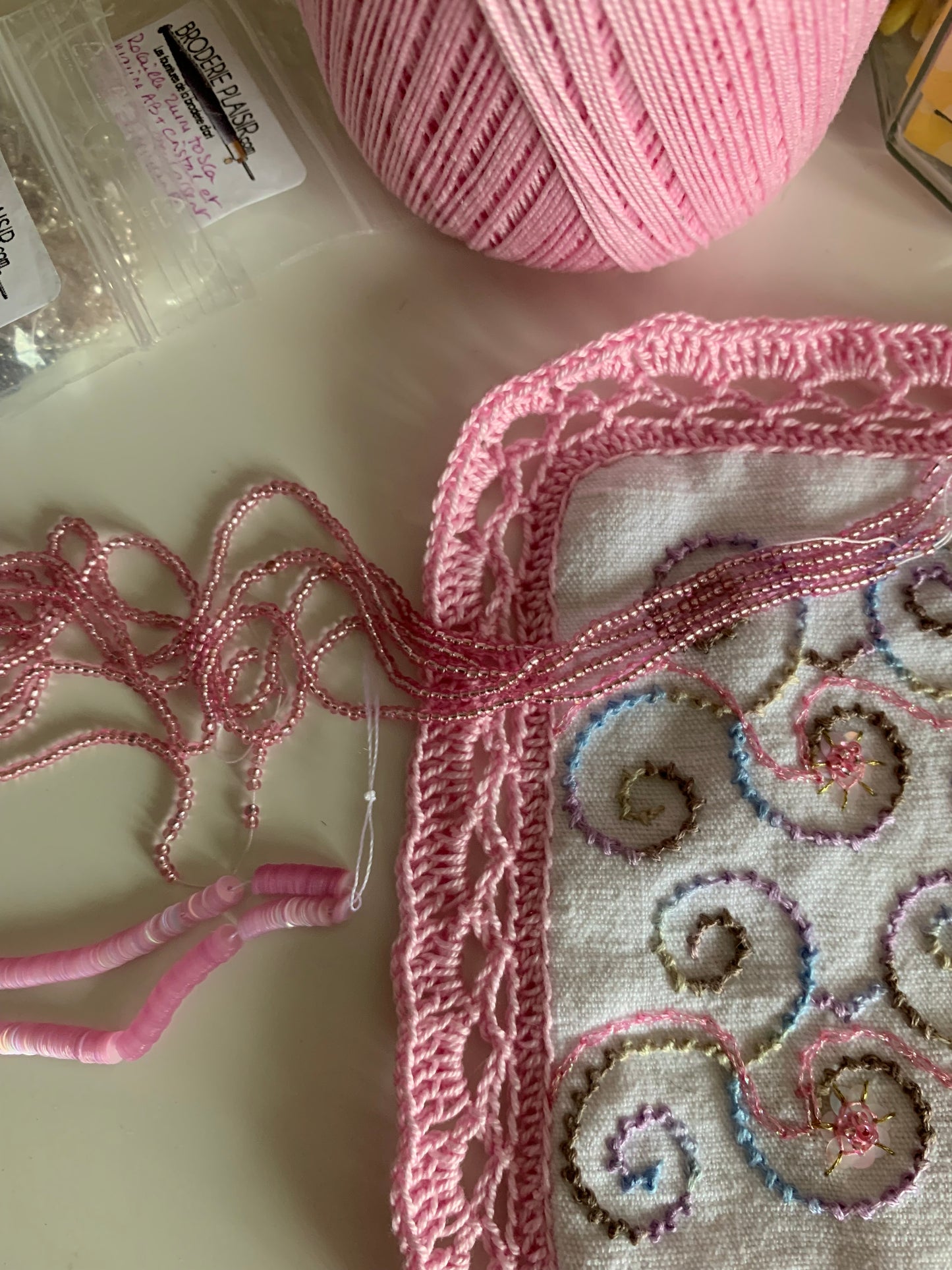 Coussin de lavande - rose