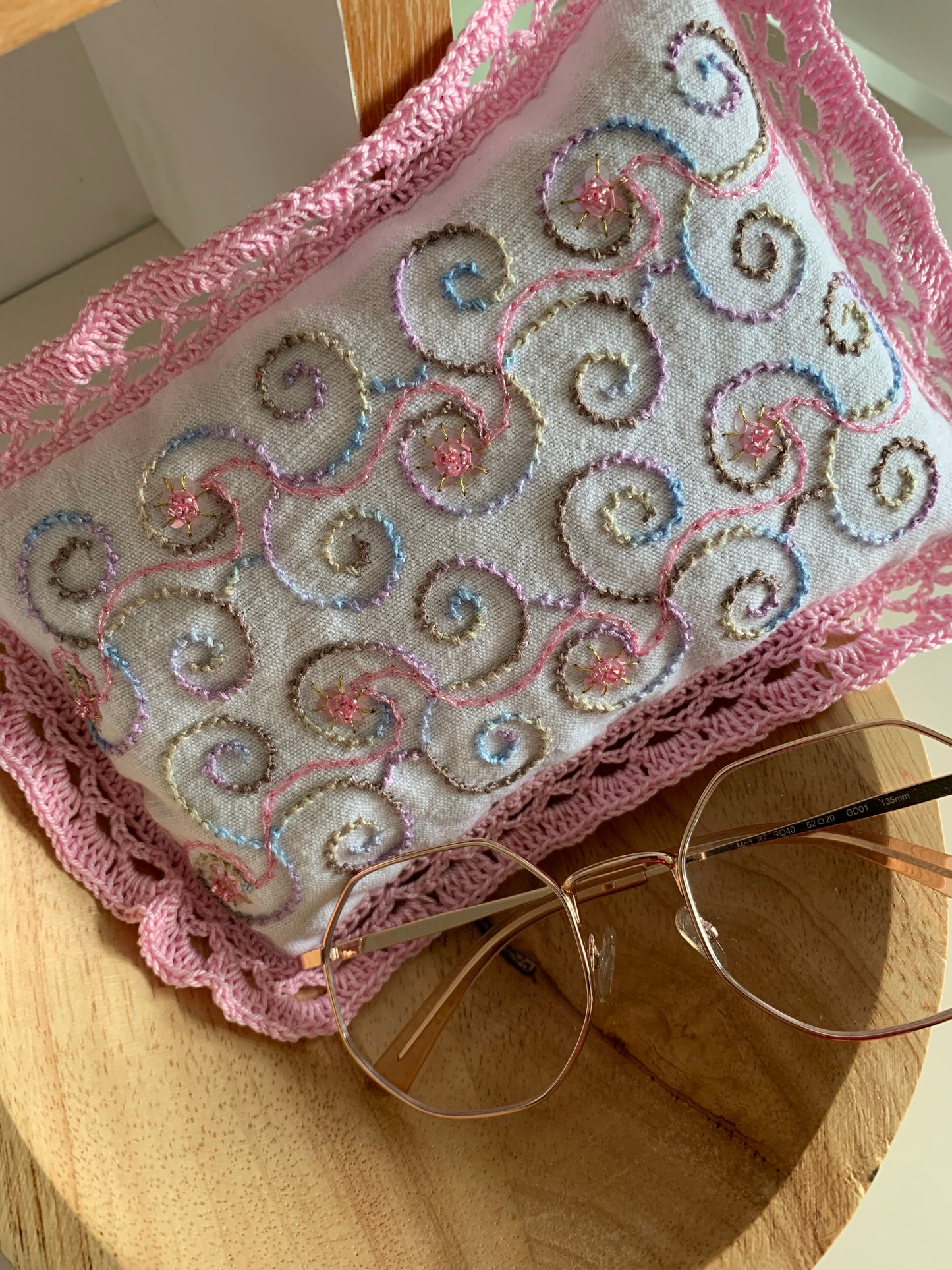 Coussin de lavande - rose