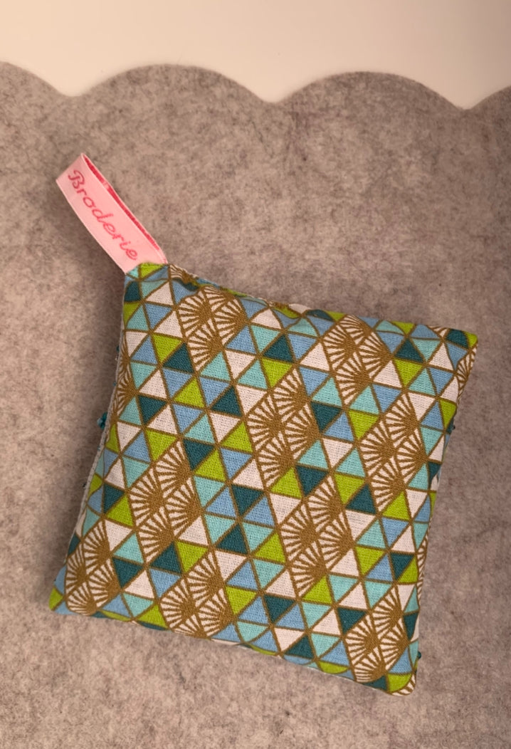 Pochon de lavande turquoise