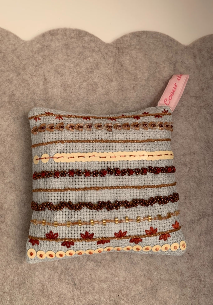 Pochon de lavande beige