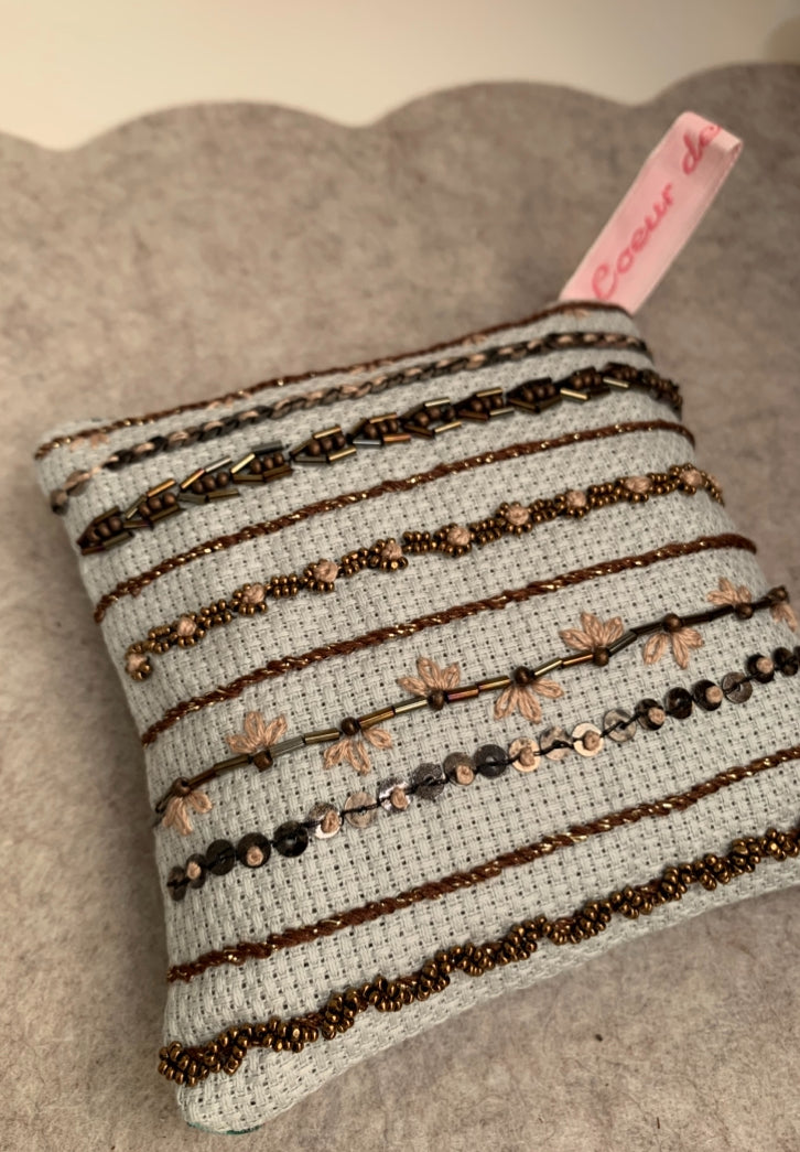 Pochon de lavande marron