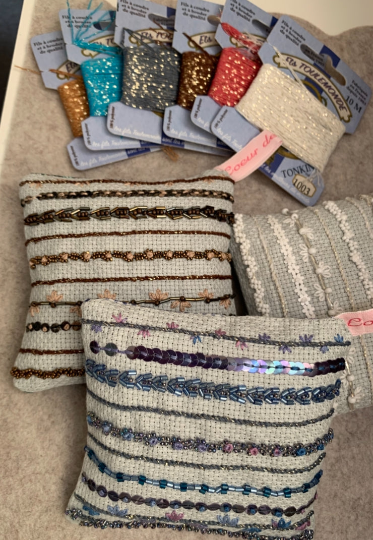 Pochon de lavande marron