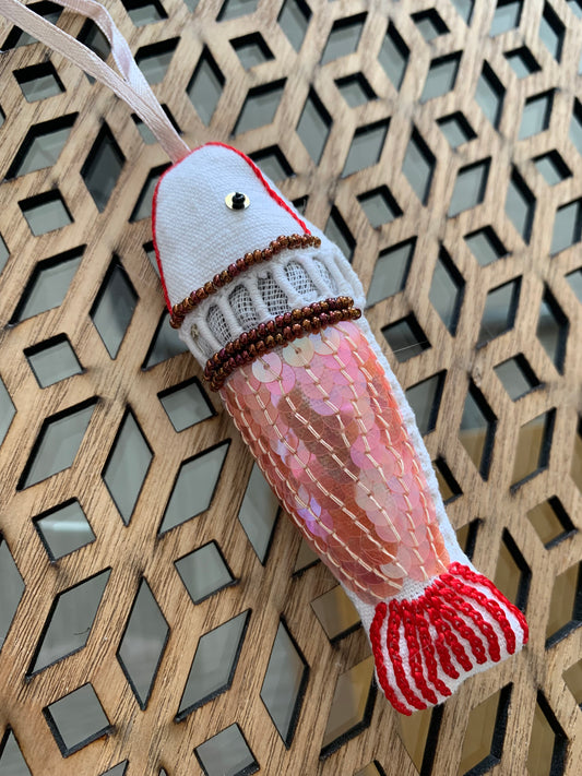 Sardine lavande rouge