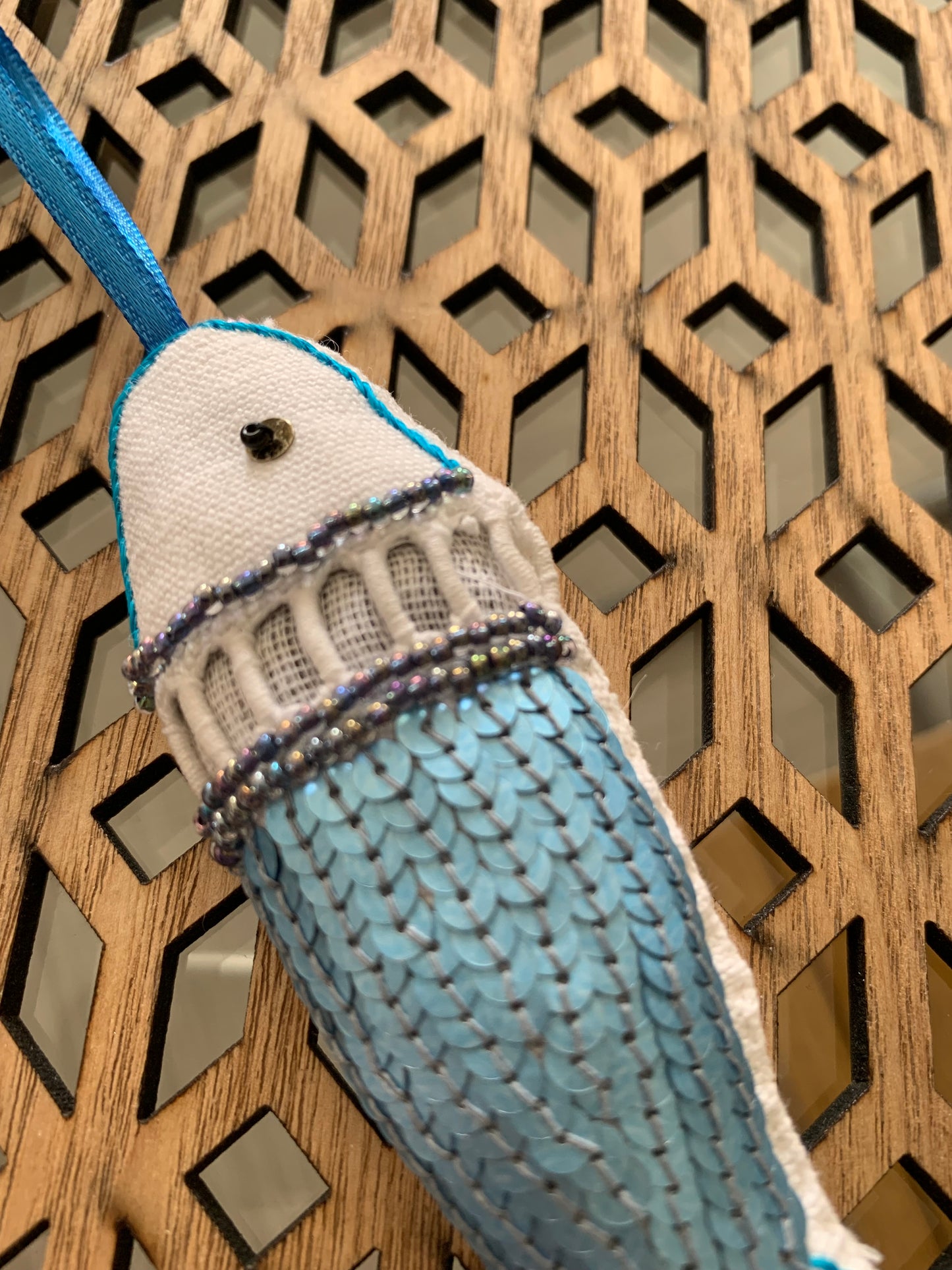 Sardine lavande bleu mat