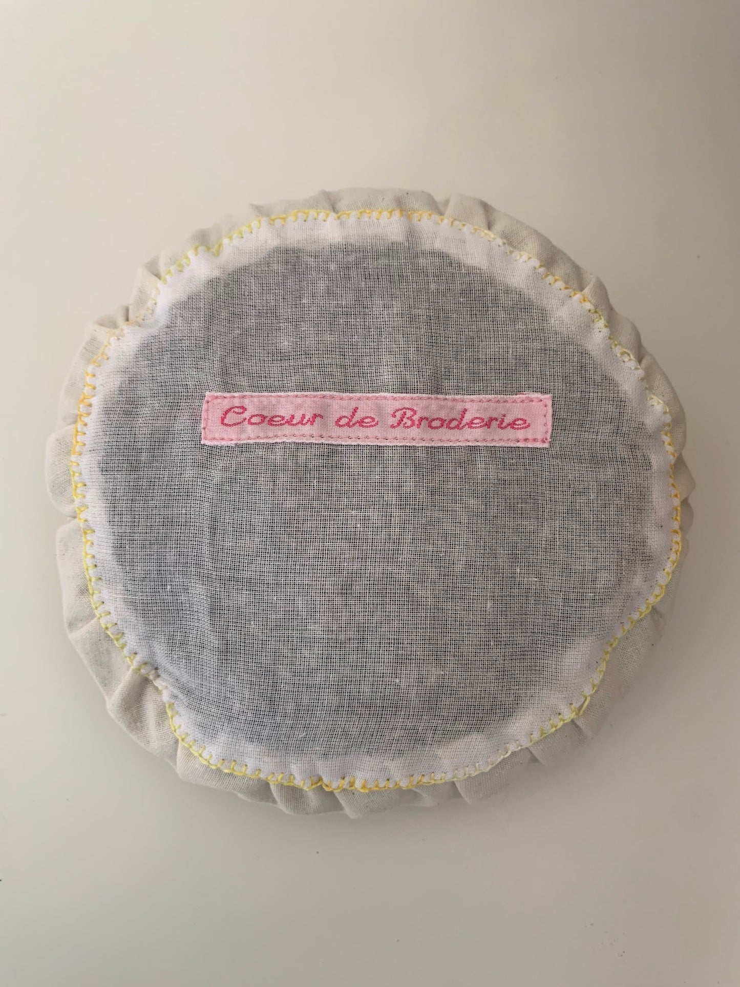 Pouf de lavande - centre jaune